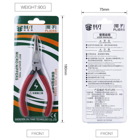 Long Mini Diagonal Plier for Eletronic Repairing BST-13