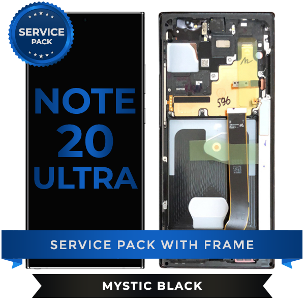 Service Pack - OLED Screen Assembly for Samsung Note 20 Ultra (Mystic Black)