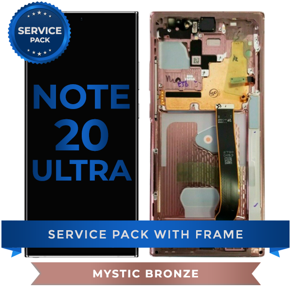 Service Pack - OLED Screen Assembly for Samsung Note 20 Ultra (Mystic Bronze)