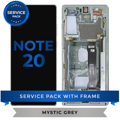 Service Pack - OLED Screen Assembly for Samsung Note 20 (Mystic Gray)