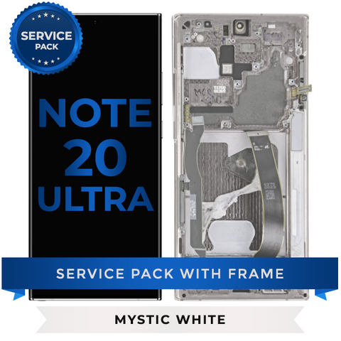 Service Pack - OLED Screen Assembly for Samsung Note 20 Ultra (Mystic White)