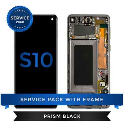 Service Pack - OLED Screen Assembly for Samsung Galaxy S10, Black