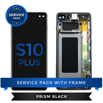 Service Pack - OLED Screen Assembly for Samsung Galaxy S10 Plus, Black