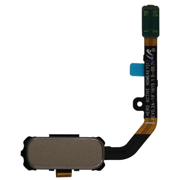 Replacement Home Button with Flex Cable for Galaxy S7 Active (Gold)