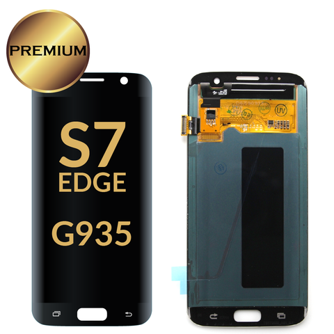 Samsung Galaxy S7 Edge LCD Digitizer Assembly (Black) Without Frame