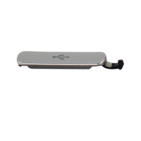 Samsung Galaxy S5 Micro-USB Dock Port Cover, Silver