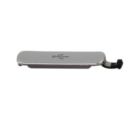 Samsung Galaxy S5 Micro-USB Dock Port Cover, Silver