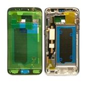 Samsung Galaxy S7 Mid Frame With Adhesive, White