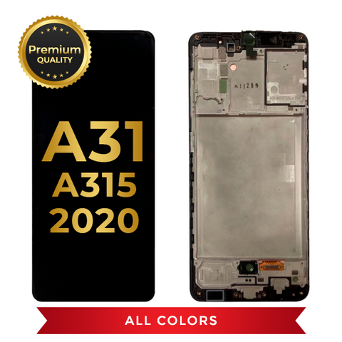 OLED Assembly With Frame For Samsung Galaxy A31 (A315 / 2020) (All Colors)