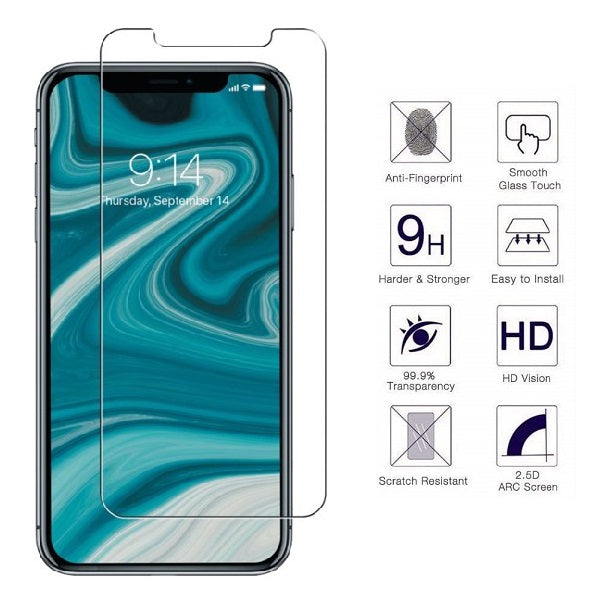 iPhone XR 0.3mm 2.5D Tempered Glass Screen Protector (Clear) (4169030008896)