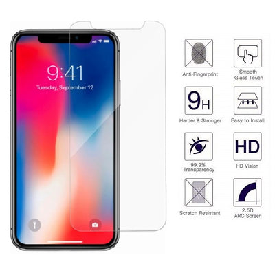 iPhone X/XS 0.3mm 2.5D Tempered Glass Screen Protector (Clear) (4168415739968)