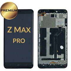 ZTE Zmax Pro Z981 LCD Digitizer Assembly With Frame (Black)