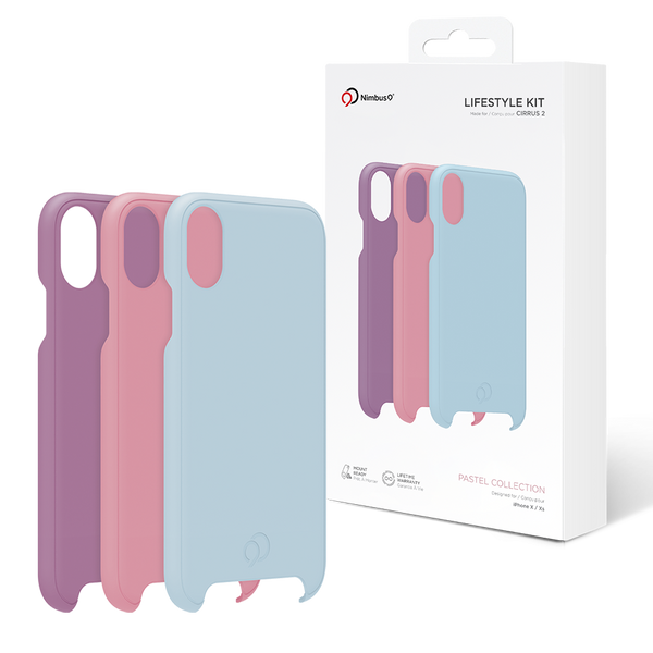 NIMBUS9 LIFESTYLE KIT FOR CIRRUS 2 CASE - APPLE IPHONE X / XS - PASTEL COLLECTION