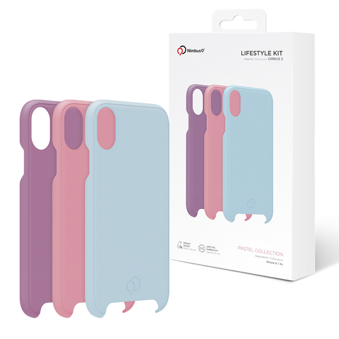 NIMBUS9 LIFESTYLE KIT FOR CIRRUS 2 CASE - APPLE IPHONE X / XS - PASTEL COLLECTION