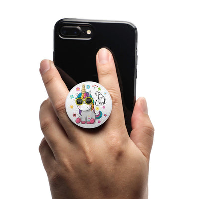 COOLGRIPS MAGNETIC PHONE GRIP MOUNT AND STAND BE COOL UNICORN
