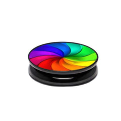 COOLGRIPS MAGNET COLLAPSIBLE PHONE GRIP AND STAND RAINBOW