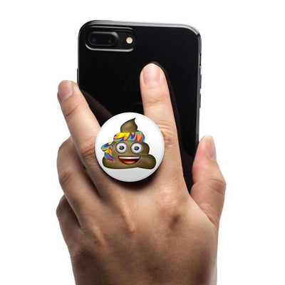 COOLGRIPS MAGNETIC PHONE GRIP AND STAND EMOJI HIPPIE POO