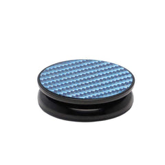 COOLGRIPS MAGNETIC PHONE GRIP MOUNT AND STAND BLUE CARBON FIBER