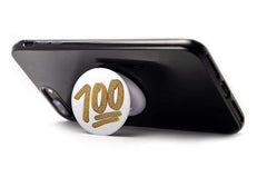 COOLGRIPS MAGNETIC PHONE GRIP MOUNT AND STAND EMOJI™ 100 GOLD