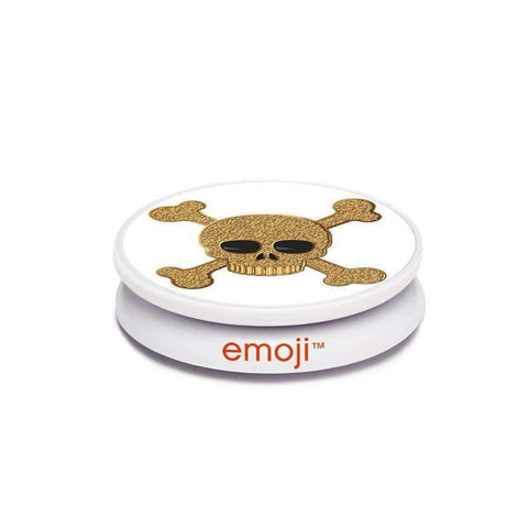 COOLGRIPS MAGNETIC PHONE GRIP AND STAND EMOJI CROSS BONES GOLD