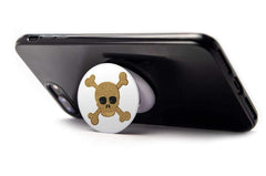 COOLGRIPS MAGNETIC PHONE GRIP AND STAND EMOJI CROSS BONES GOLD