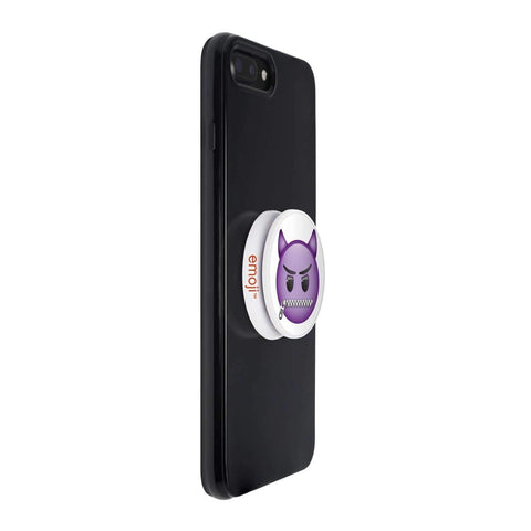 COOLGRIPS MAGNETIC PHONE GRIP MOUNT AND STAND EMOJI PURPLE DEVIL