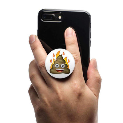 COOLGRIPS MAGNETIC PHONE GRIP AND STAND EMOJI FIRE POO