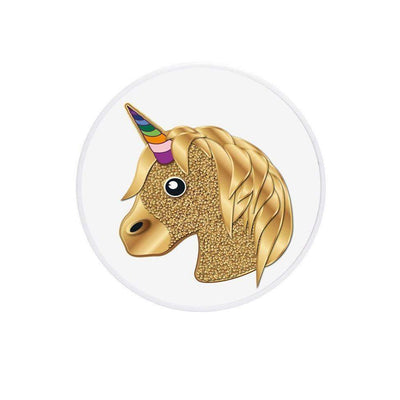 COOLGRIPS MAGNETIC PHONE GRIP MOUNT AND STAND EMOJI™ GOLD UNICORN