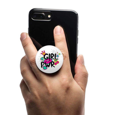 COOLGRIPS MAGNETIC PHONE GRIP MOUNT AND STAND GIRL POWER