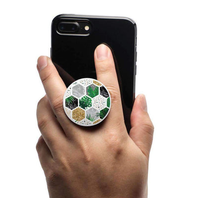 COOLGRIPS ALL IN ONE PHONE GRIP MOUNT AND STAND PALM MARBLE