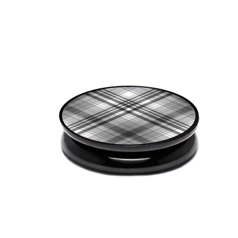 COOLGRIPS MAGNETIC PHONE GRIP MOUNT AND STAND BLACK PLAID