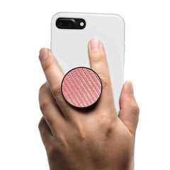 COOLGRIPS ALL IN ONE PHONE GRIP MOUNT AND STAND ROSE GOLD CARBON FIBER