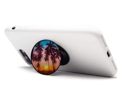 COOLGRIPS MAGNETIC COLLAPSIBLE PHONE GRIP AND STAND PALM TREE SUNSET