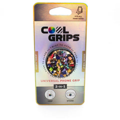 COOLGRIPS COLORFUL STONE PHONE GRIP AND STAND