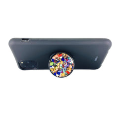 COOLGRIPS COLORFUL STONE PHONE GRIP AND STAND