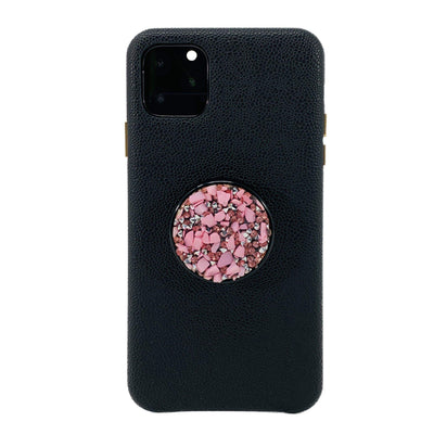 COOLGRIPS PINK STONE PHONE GRIP AND STAND