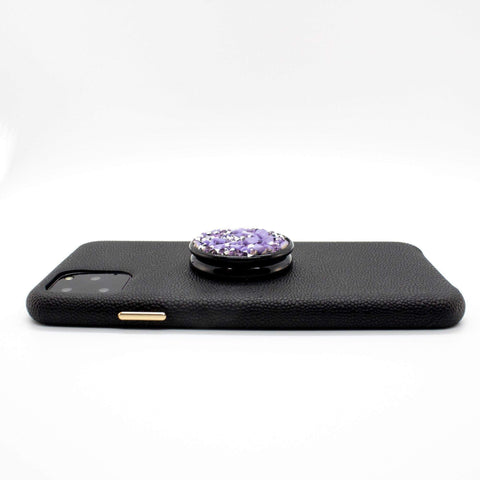 COOLGRIPS PURPLE STONE PHONE GRIP AND STAND