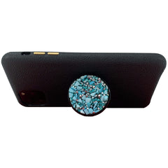 COOLGRIPS TURQUOISE STONE PHONE GRIP AND STAND