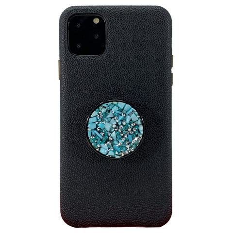 COOLGRIPS TURQUOISE STONE PHONE GRIP AND STAND