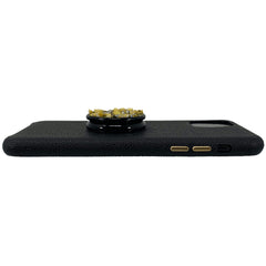 COOLGRIPS YELLOW STONE PHONE GRIP AND STAND