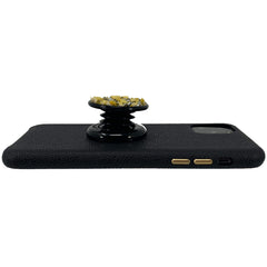 COOLGRIPS YELLOW STONE PHONE GRIP AND STAND