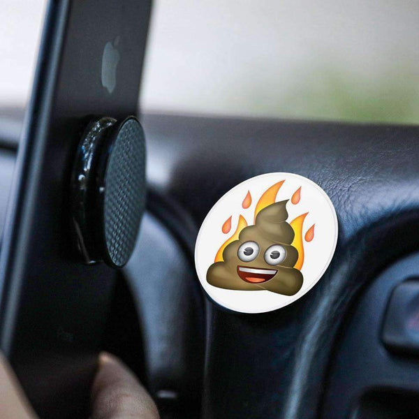 COOLGRIPS MAGNETIC DASHBOARD PHONE MOUNT EMOJI POO