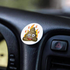 COOLGRIPS MAGNETIC DASHBOARD PHONE MOUNT EMOJI POO