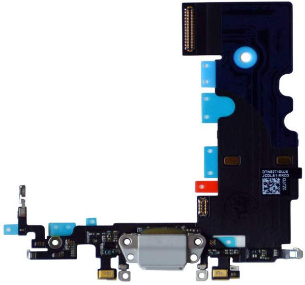 iPhone 8 Charging Port Flex Cable (White) (4168074231872)
