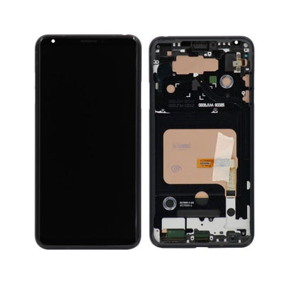 LG V30 LCD Display Touch Screen Glass Lens Digitizer Assembly with Frame (4317680336931)