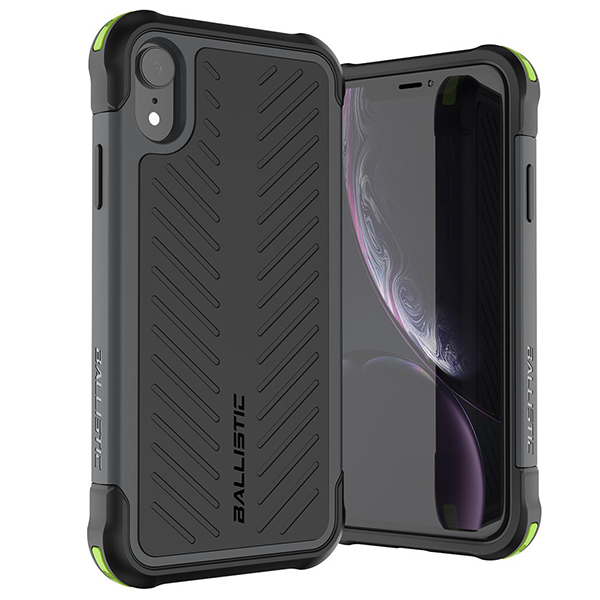 BALLISTIC TOUGH JACKET SERIES CASE FOR APPLE IPHONE XR - BLACK