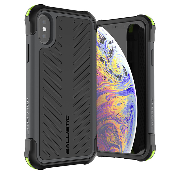 BALLISTIC TOUGH JACKET SERIES CASE FOR APPLE IPHONE X / XS - BLACK