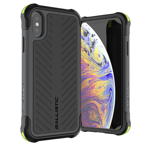 BALLISTIC TOUGH JACKET SERIES CASE FOR APPLE IPHONE X / XS - BLACK