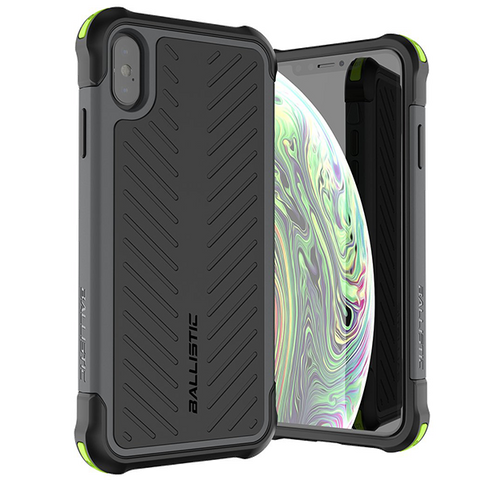 BALLISTIC TOUGH JACKET SERIES CASE FOR APPLE IPHONE XS MAX - BLACK