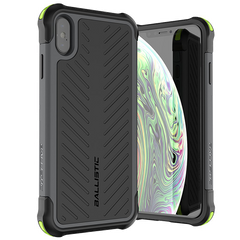 BALLISTIC TOUGH JACKET SERIES CASE FOR APPLE IPHONE XS MAX - BLACK